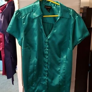 Nwot Lane Bryant Teal short sleeve 14/16 52020